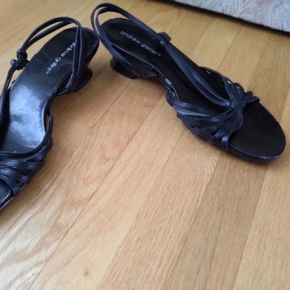 Andrew Geller, Black Sandals, size - 8 M - Picture 4 of 4